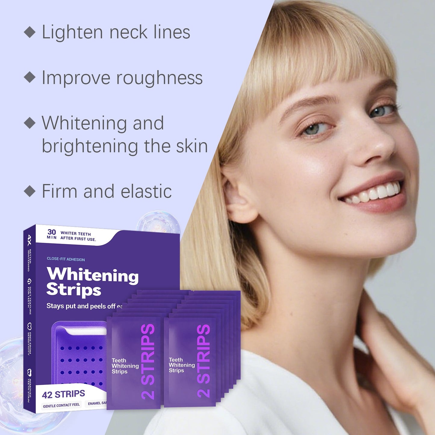 Bright Smile Co. PAP+ Purple Whitening Strips ? Advanced Kit